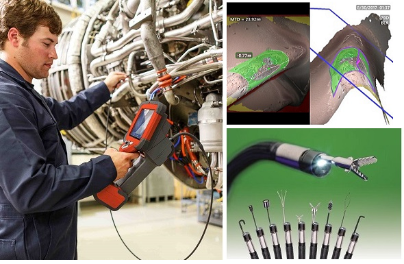 韋林工業內窺鏡在燃機檢測中的應用