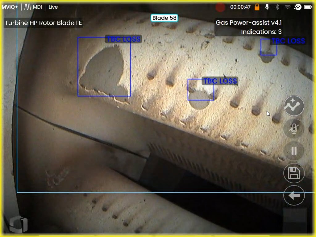 Gas Power assist分析模型可智能識別裂紋和涂層脫落等缺陷 Gas Power assist分析模型可智能識別裂紋和涂層脫落等缺陷
