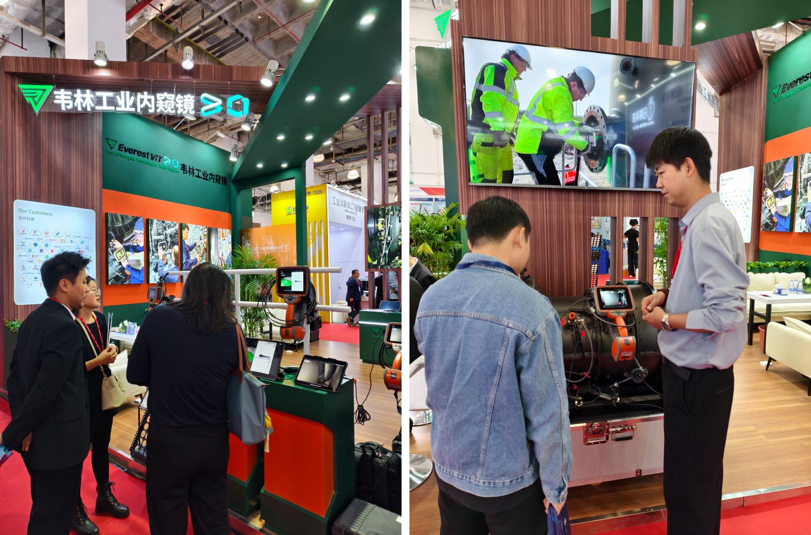 韋林工業內窺鏡展位吸引大批觀眾駐足體驗 韋林工業內窺鏡展位吸引大批觀眾駐足體驗